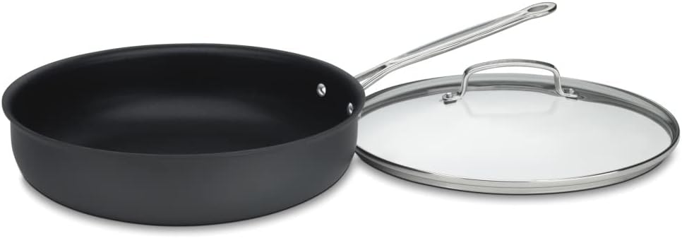 12-Inch Deep Fry Pan w/Cover,  Nonstick Hard Anodized Collection, 622-30DFP1