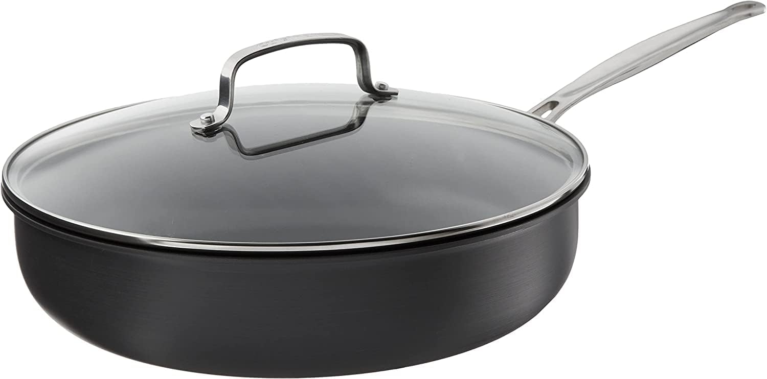 12-Inch Deep Fry Pan w/Cover,  Nonstick Hard Anodized Collection, 622-30DFP1