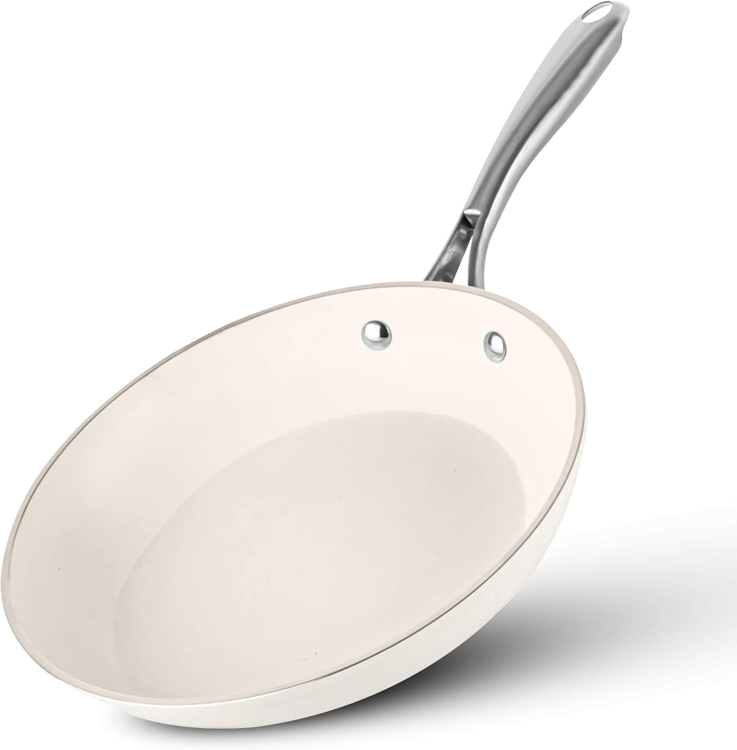 10 Inch Non Stick Frying Pans, Ceramic Frying Pans Nonstick, Non Toxic Ceramic pan for Cooking, Oven Safe Skillet Nonstick Frying Pan, Nonstick Pan, Non Stick Pan, Dishwasher Safe