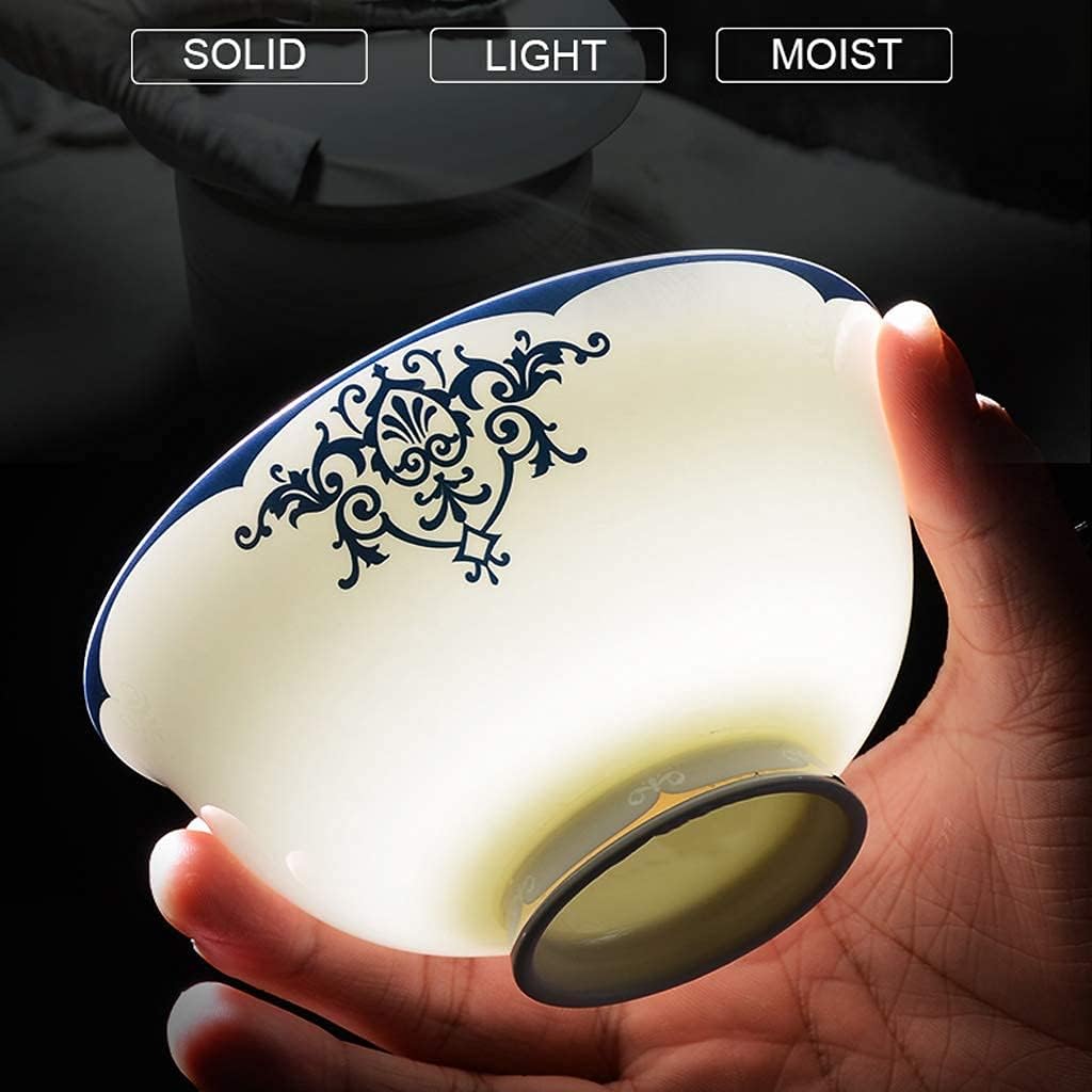 Ceramic Tableware Set with 50 Pieces, Bowl/Soup Pot/Spoon | Bone China Tableware Set, European Porcelain Combination Set