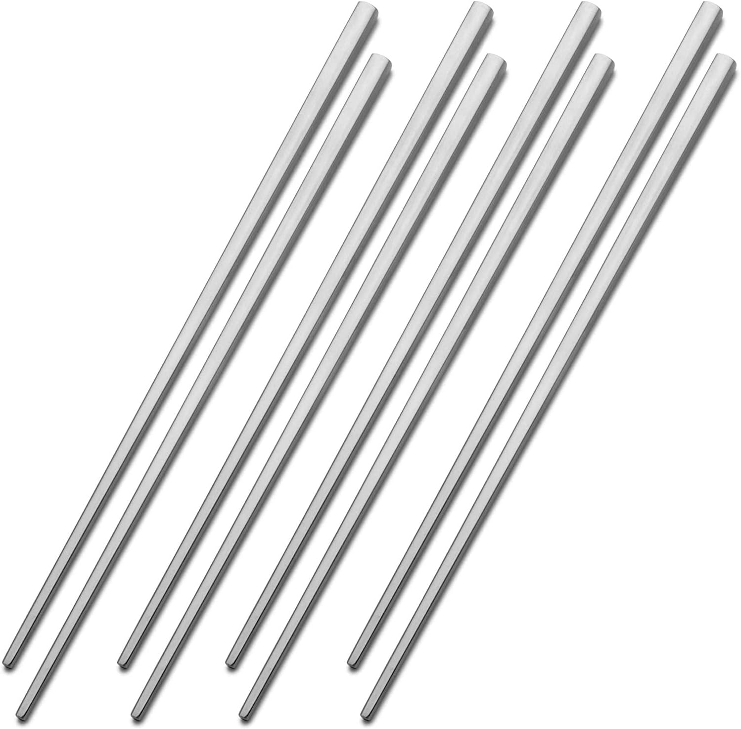 Premium 18/10 Stainless Steel Chopsticks (Four Pair)