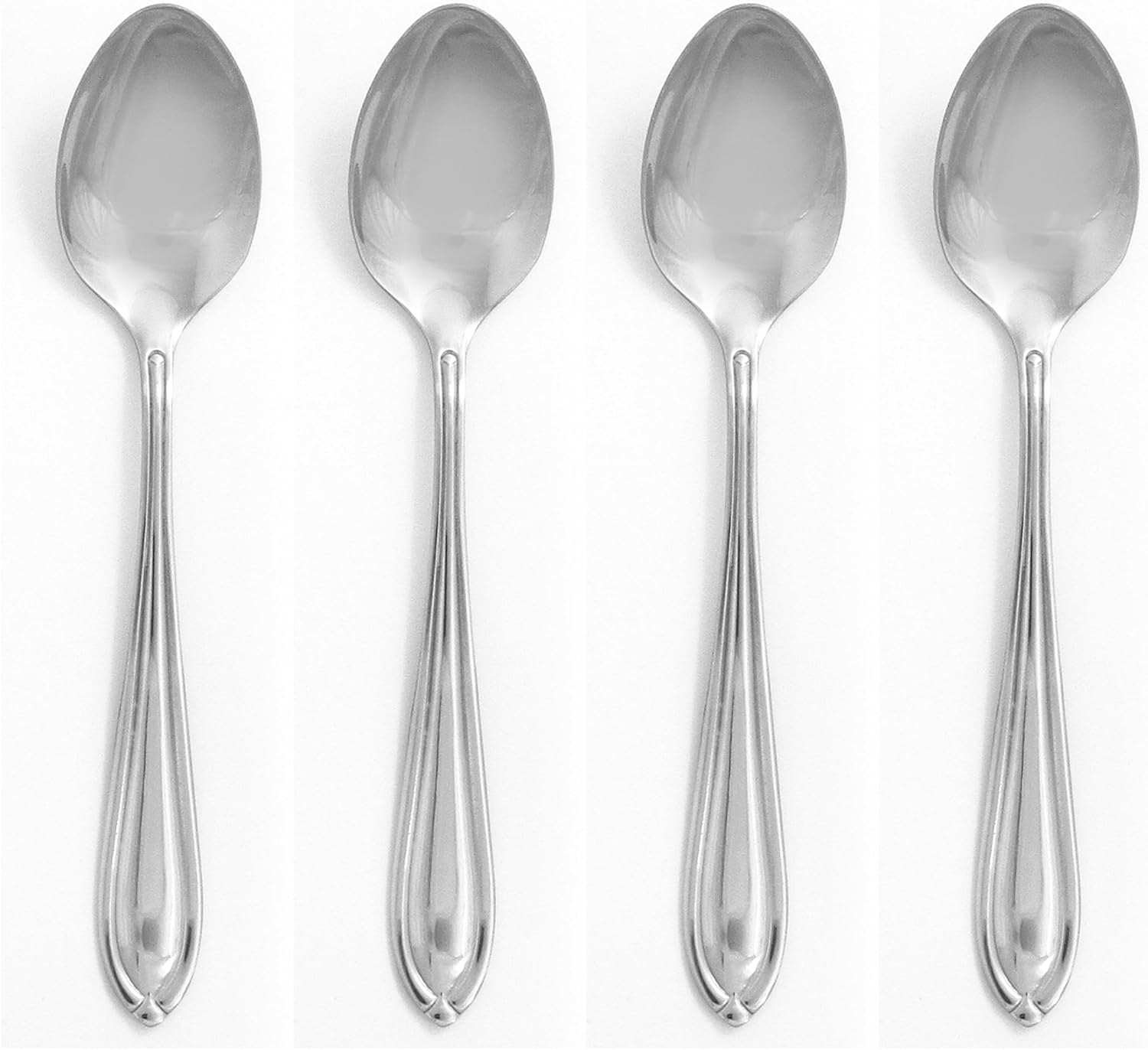 4 Pc Dinner Spoons, 0.35 LB, Metallic