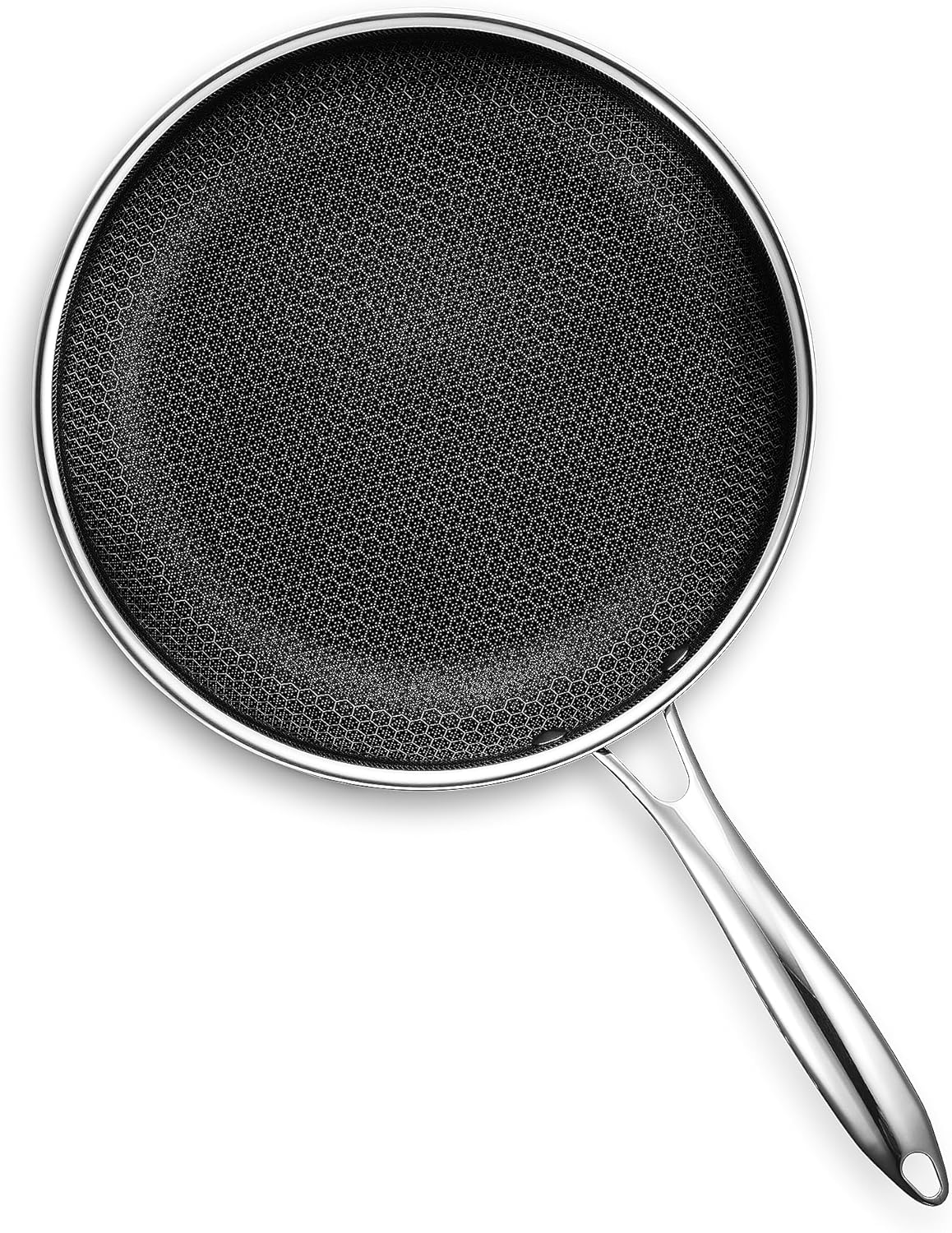 Hybrid Nonstick 10-Inch Frying Pan, Stay-Cool Handle, Dishwasher-Friendly, Oven-Safe Up to 900°F, Induction-Ready, Compatible with All Cooktops